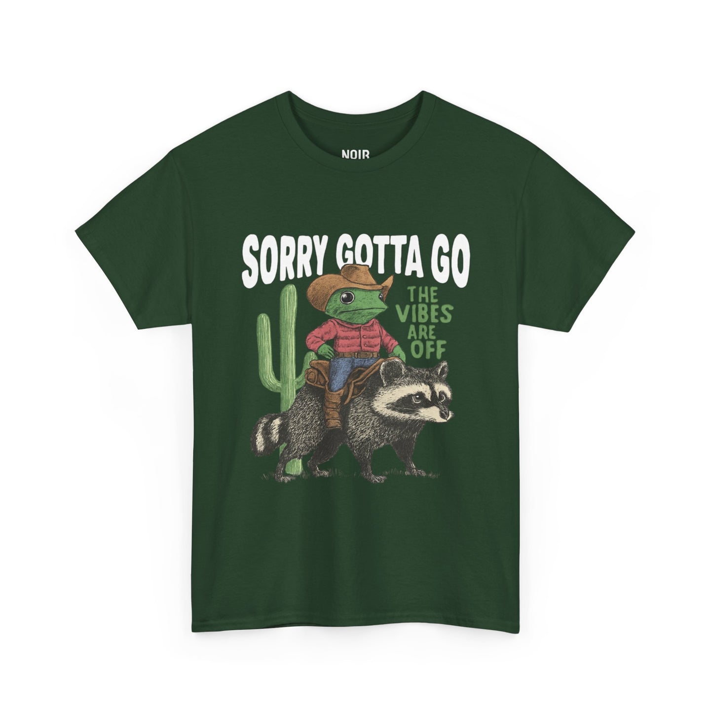 Cowboy Frog Raccoon Tee
