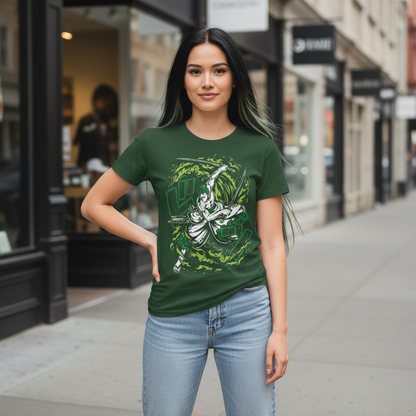 Ashura Green Flames Zoro Tee