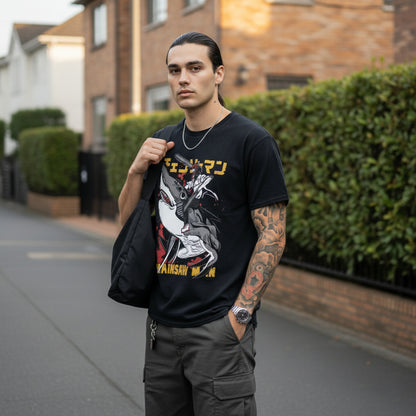 Chainsaw Shark Rider Tee