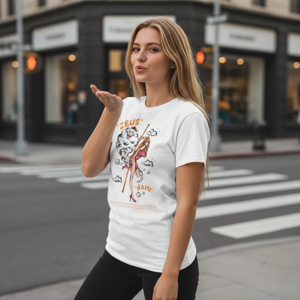 Nami and Zeus Graphic Tee