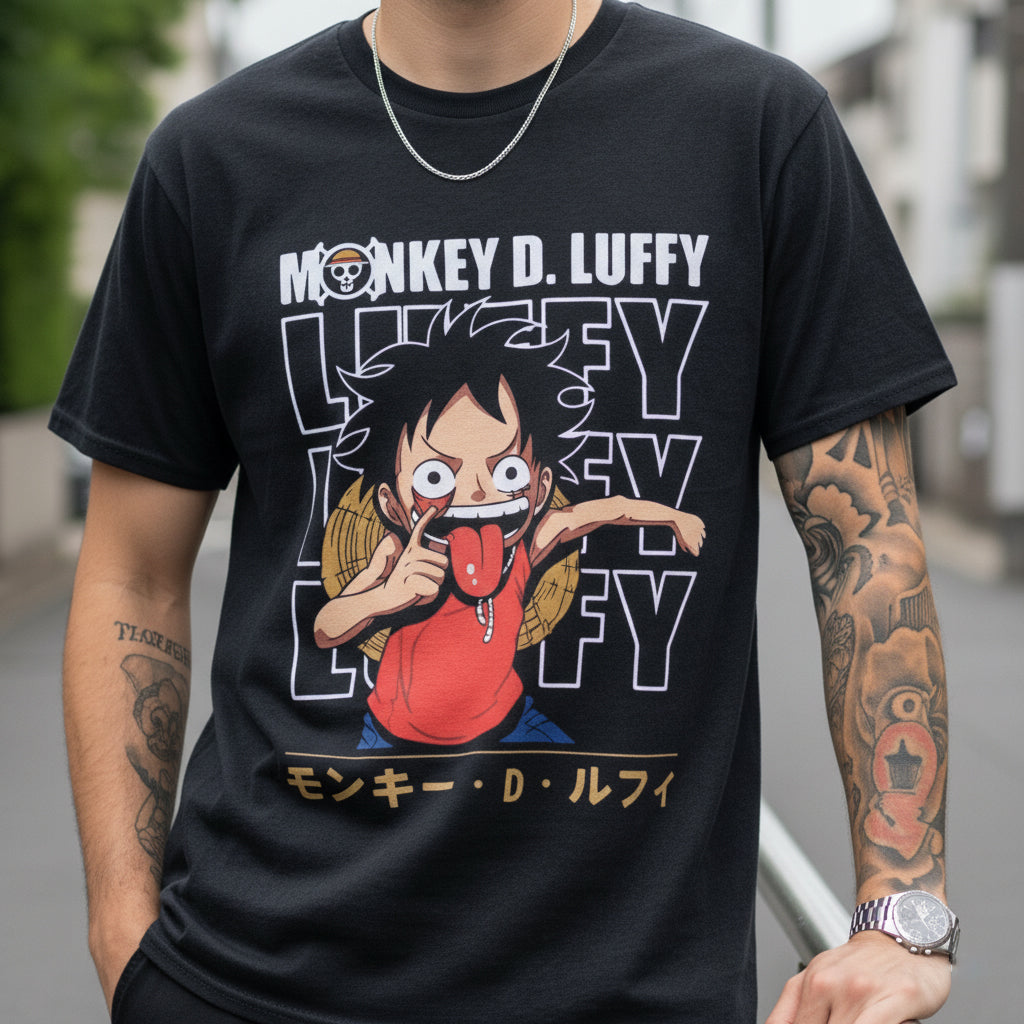 Luffy Tongue Out Tee