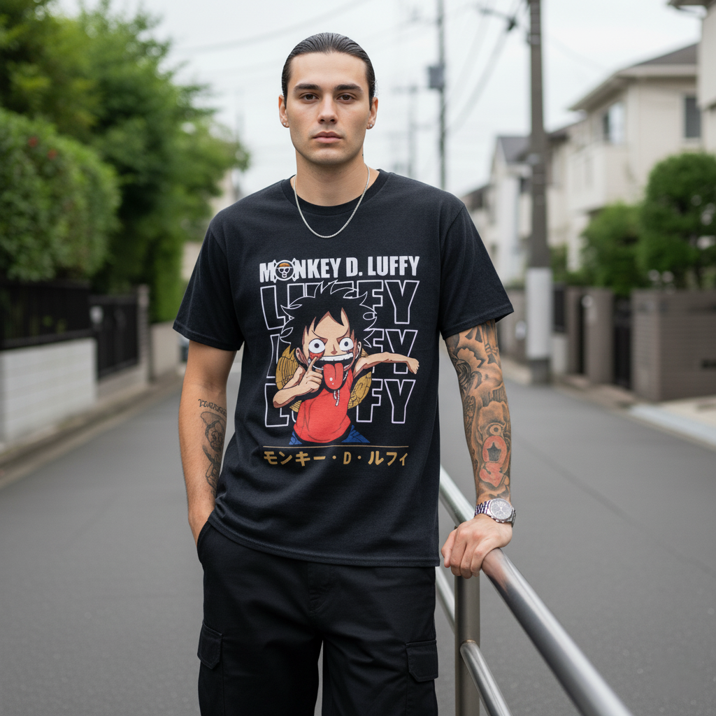 Luffy Tongue Out Tee