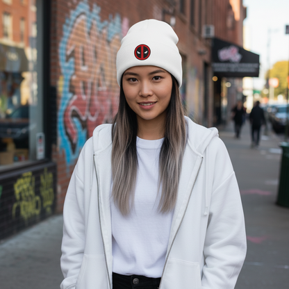 Antihero Red Mask Beanie (Embroidery)