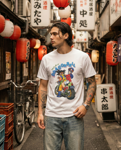 Capsule Ride: Goku & Bulma Tee