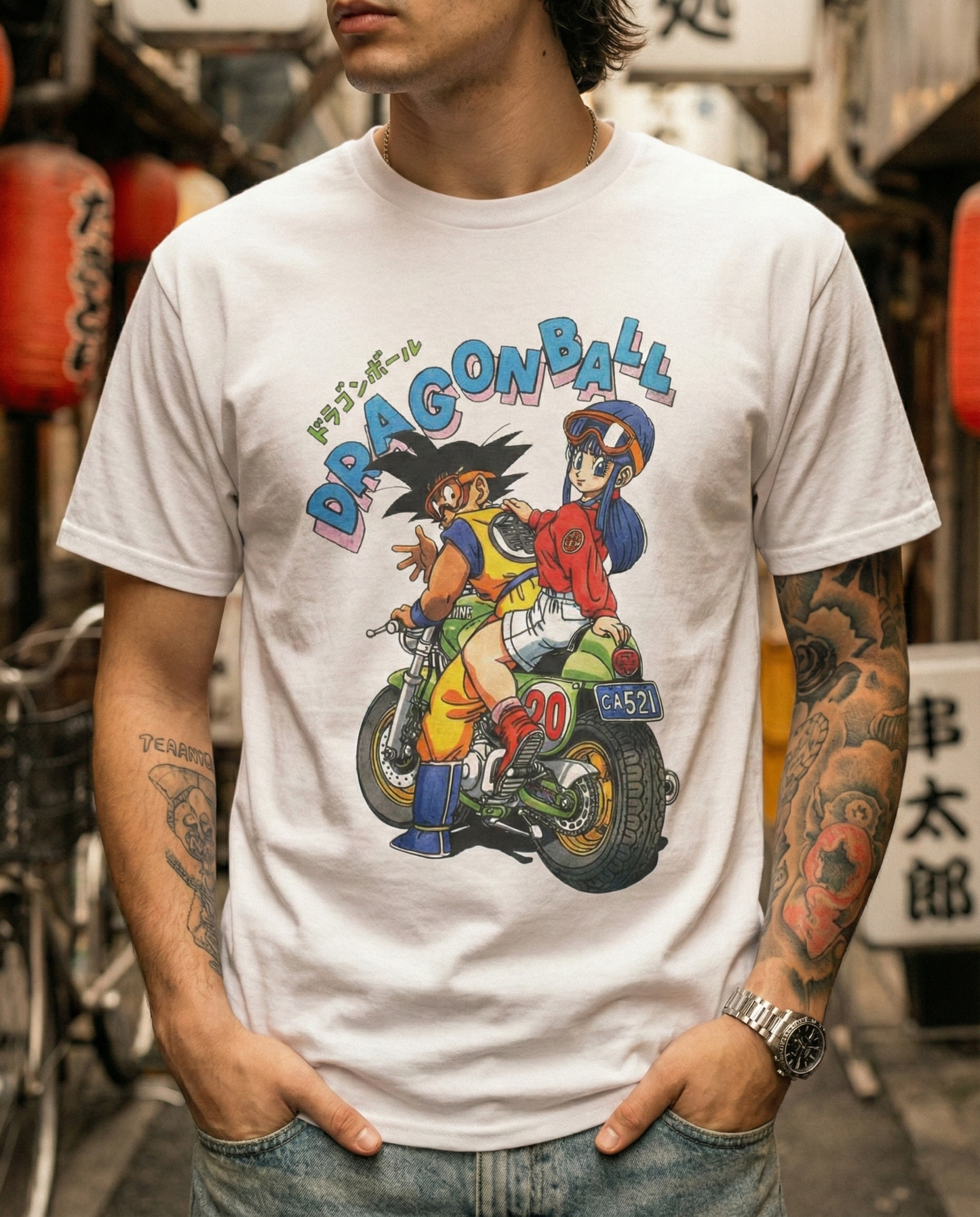 Capsule Ride: Goku & Bulma Tee