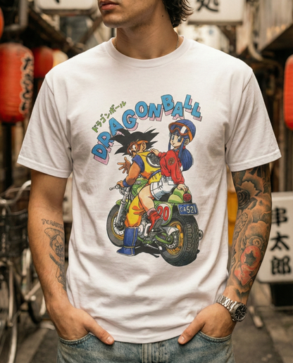 Capsule Ride: Goku & Bulma Tee