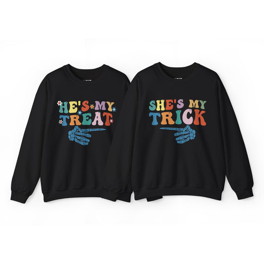 Couple Trick and Treat Sweatshirt