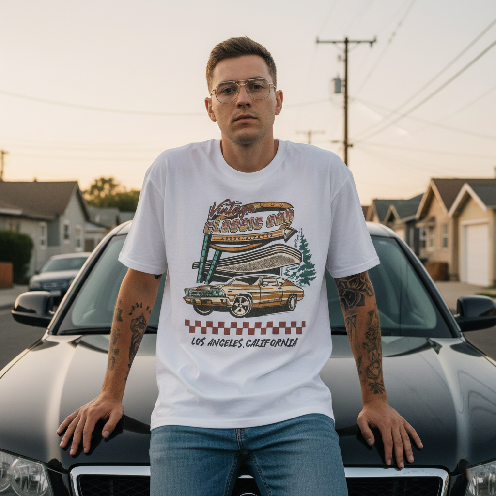 California Classic Car T-Shirt