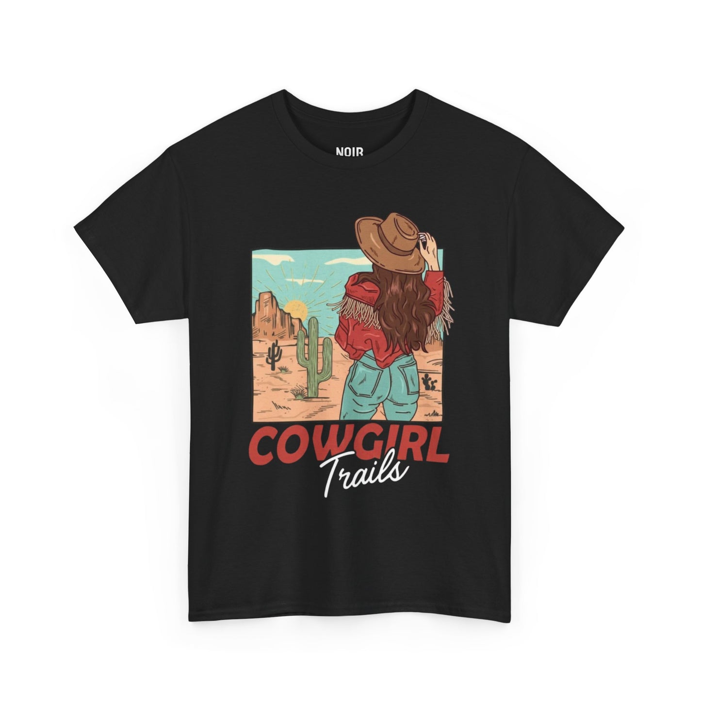 Cowgirl Trails Western Retro Tee