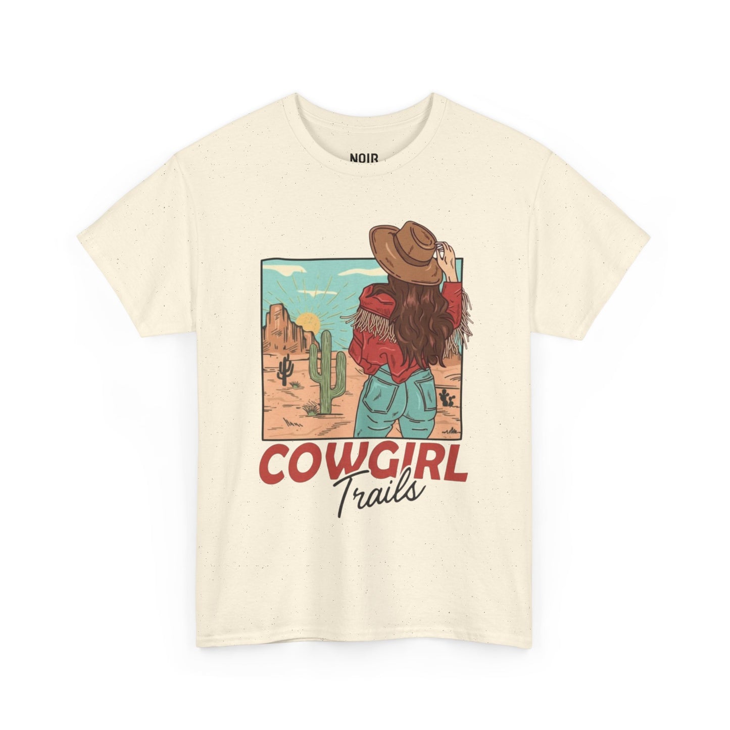Cowgirl Trails Western Retro Tee