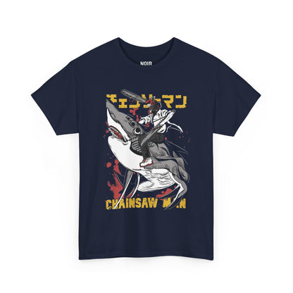 Chainsaw Shark Rider Tee