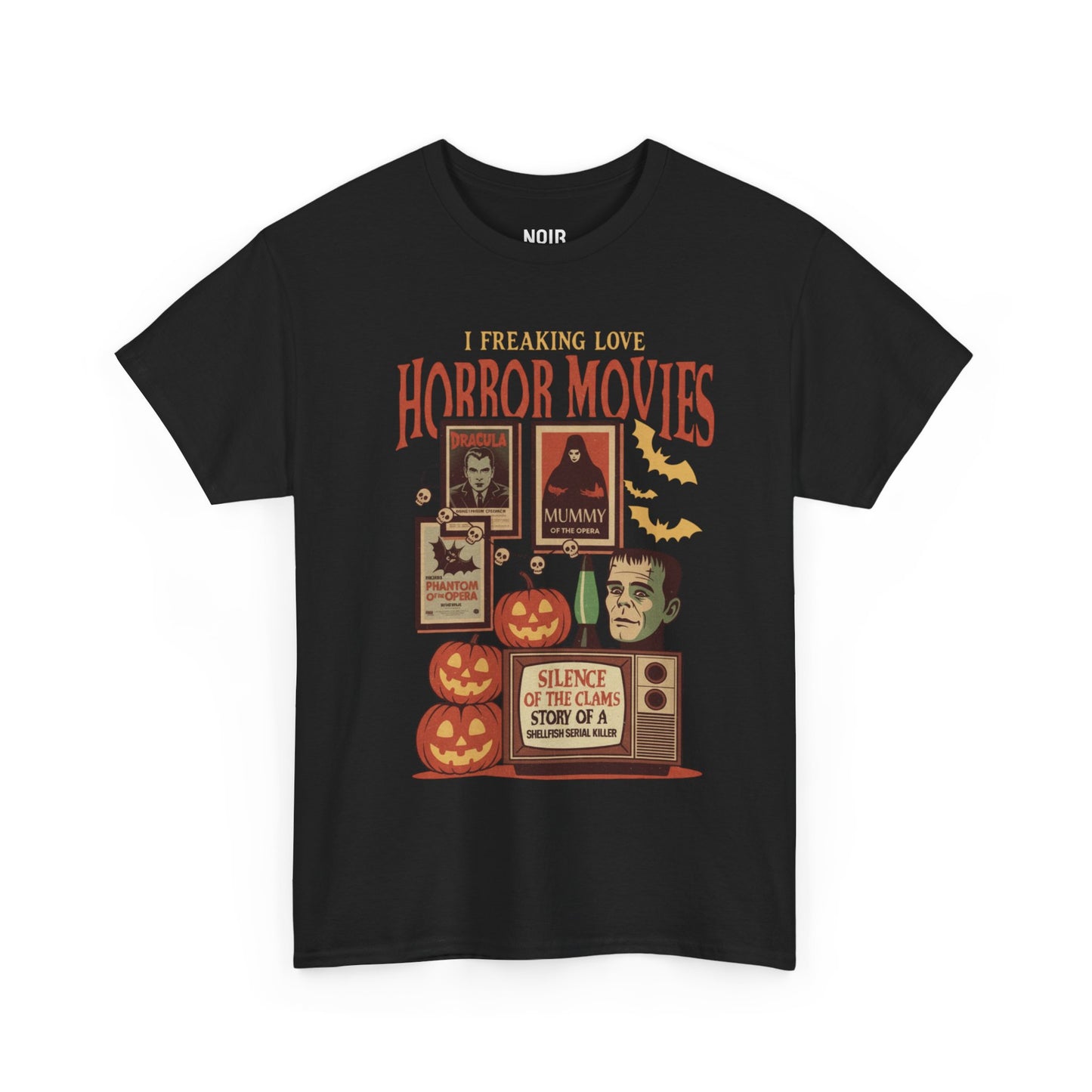 Halloween Horror Movies Graphic Tee