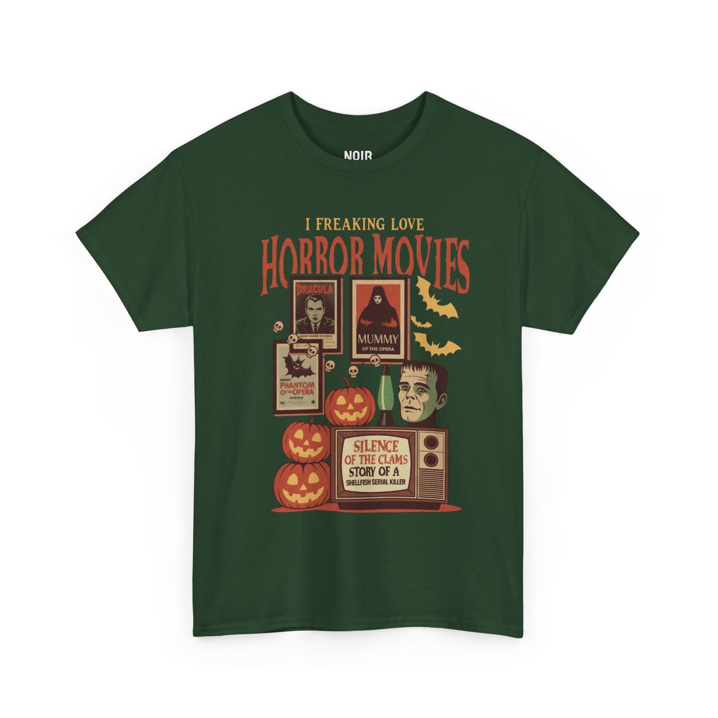 Halloween Horror Movies Graphic Tee