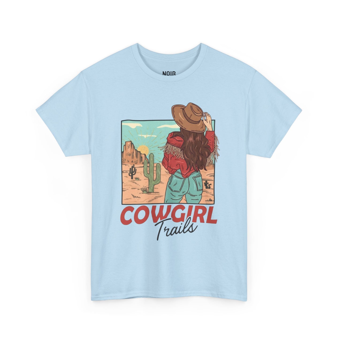 Cowgirl Trails Western Retro Tee