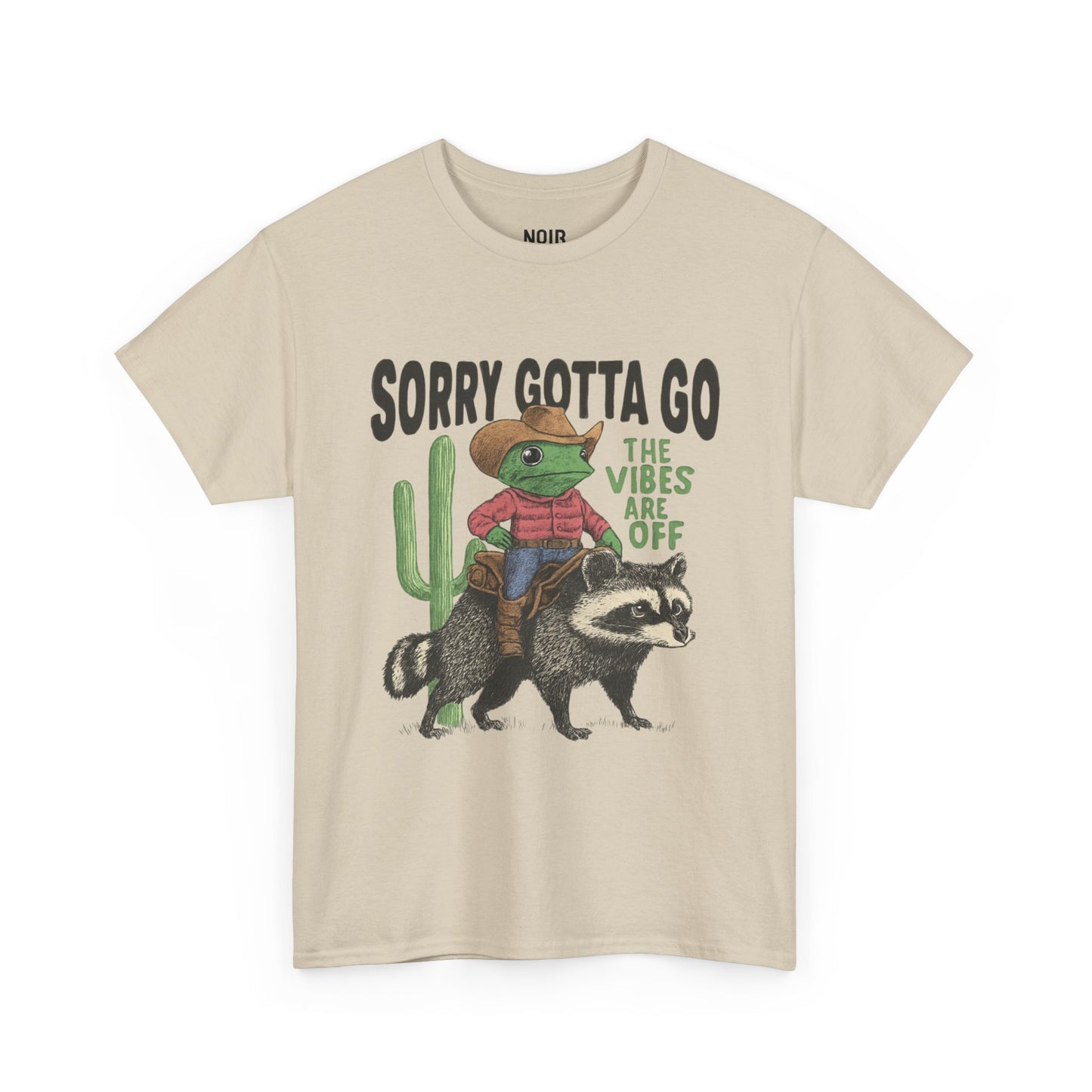Cowboy Frog Raccoon Tee