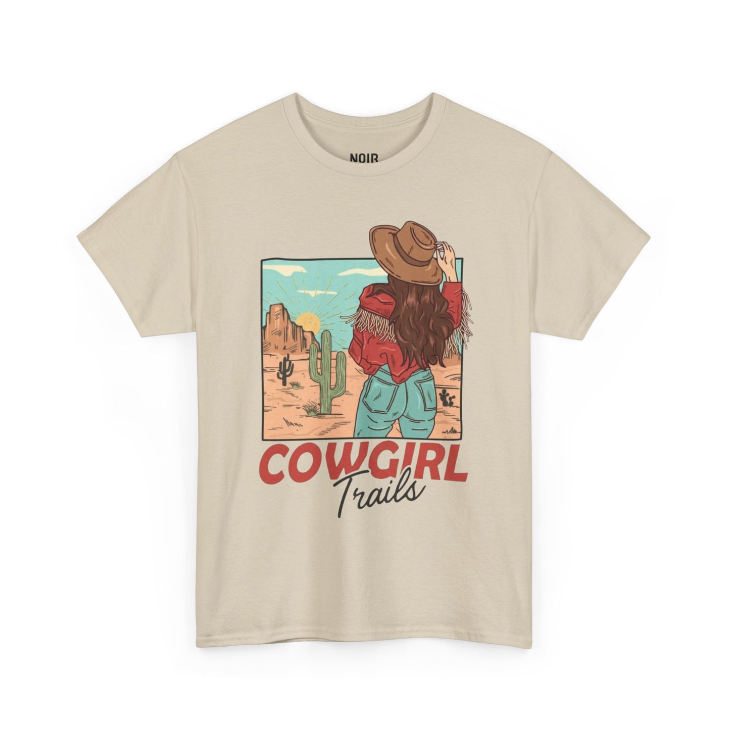 Cowgirl Trails Western Retro Tee