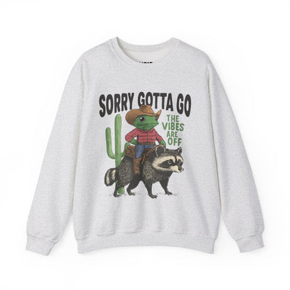 Cowboy Frog Raccoon Sweatshirt