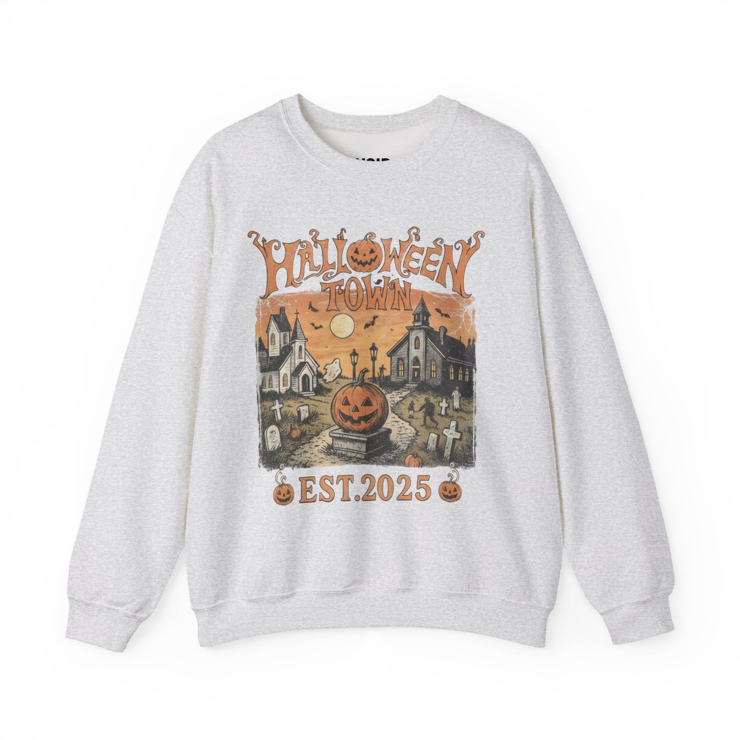 Vintage Halloween Town Graphic Sweatshirt
