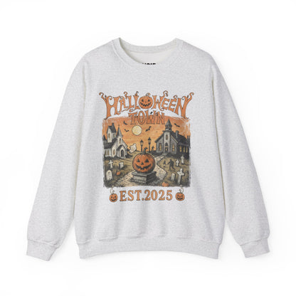 Vintage Halloween Town Graphic Sweatshirt