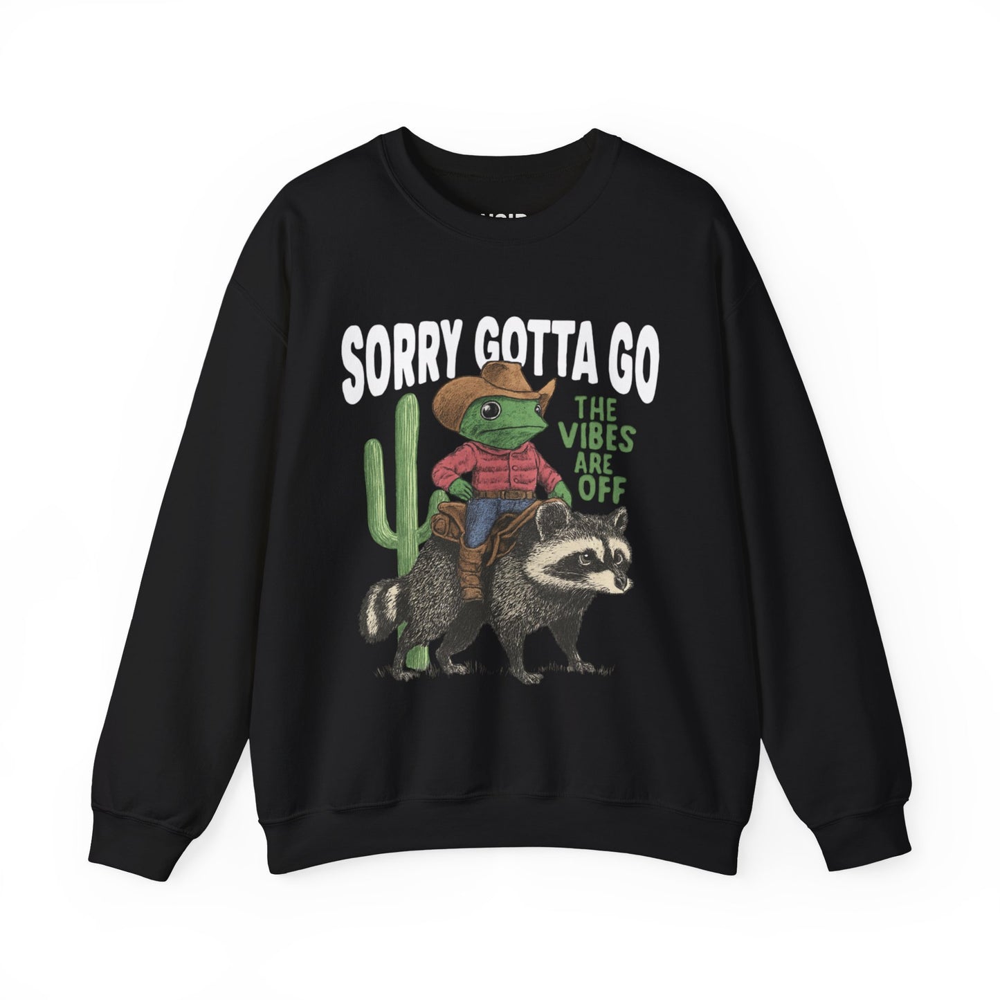 Cowboy Frog Raccoon Sweatshirt