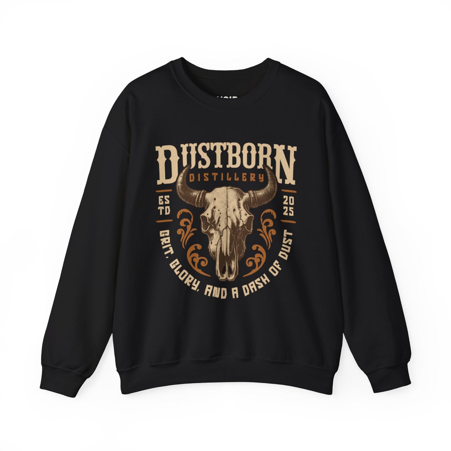 Western Bull Skull Sweatshirt