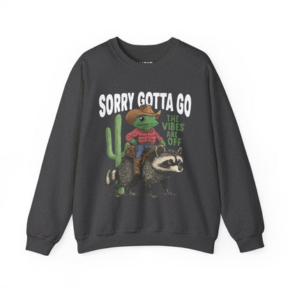Cowboy Frog Raccoon Sweatshirt