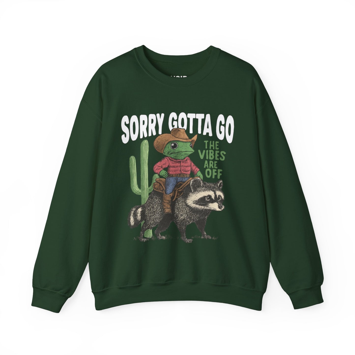 Cowboy Frog Raccoon Sweatshirt