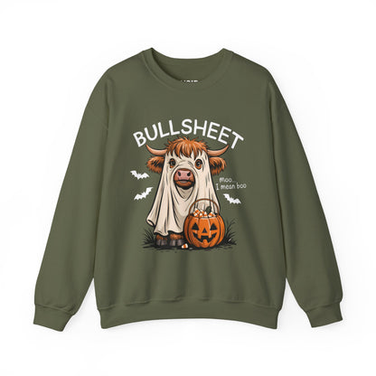 Bullsheet Spooky Cow Sweatshirt