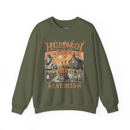Vintage Halloween Town Graphic Sweatshirt
