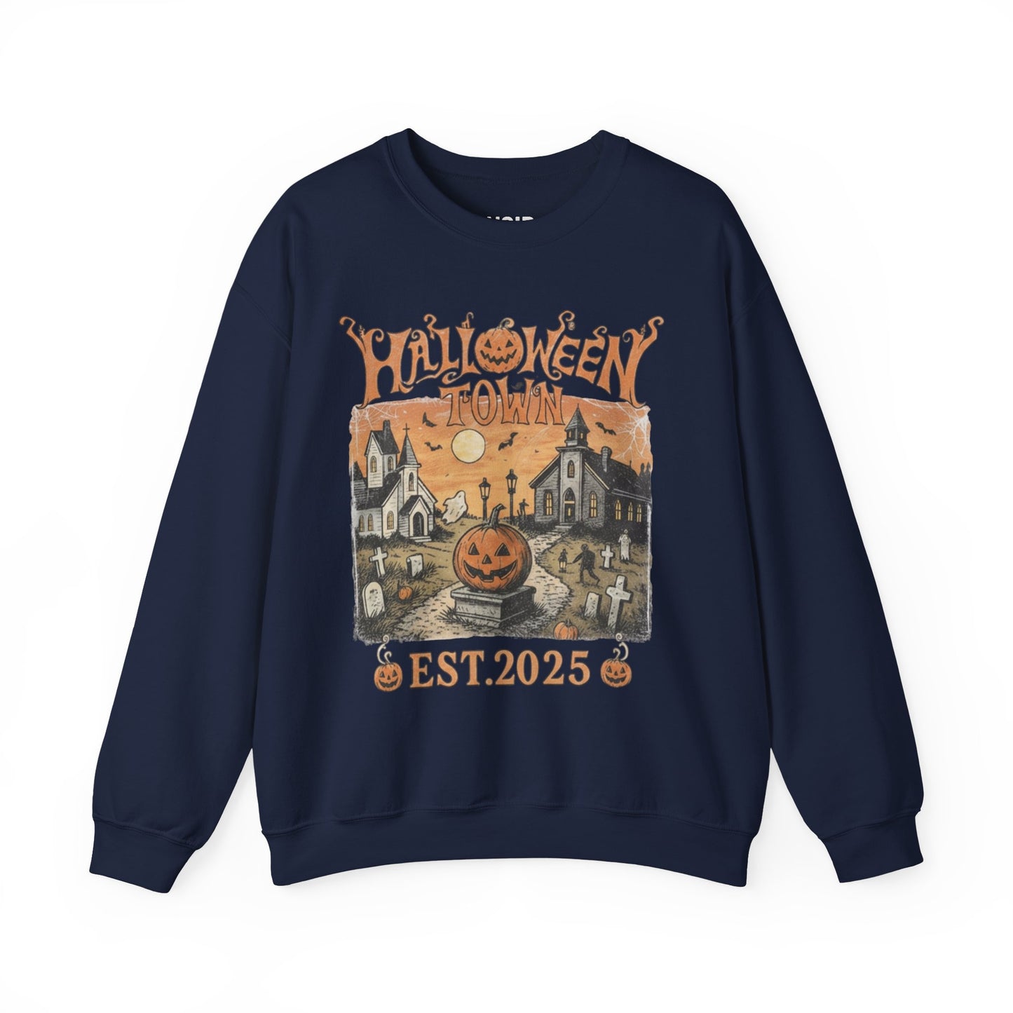 Vintage Halloween Town Graphic Sweatshirt