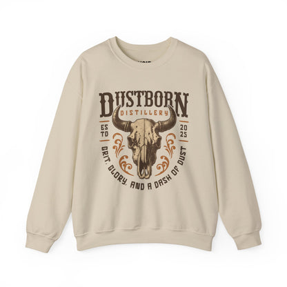 Western Bull Skull Sweatshirt