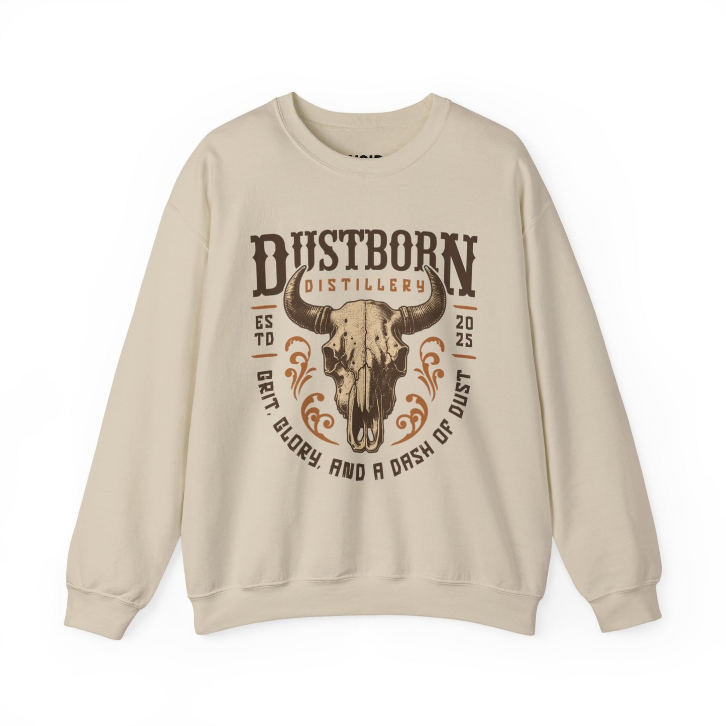 Western Bull Skull Sweatshirt