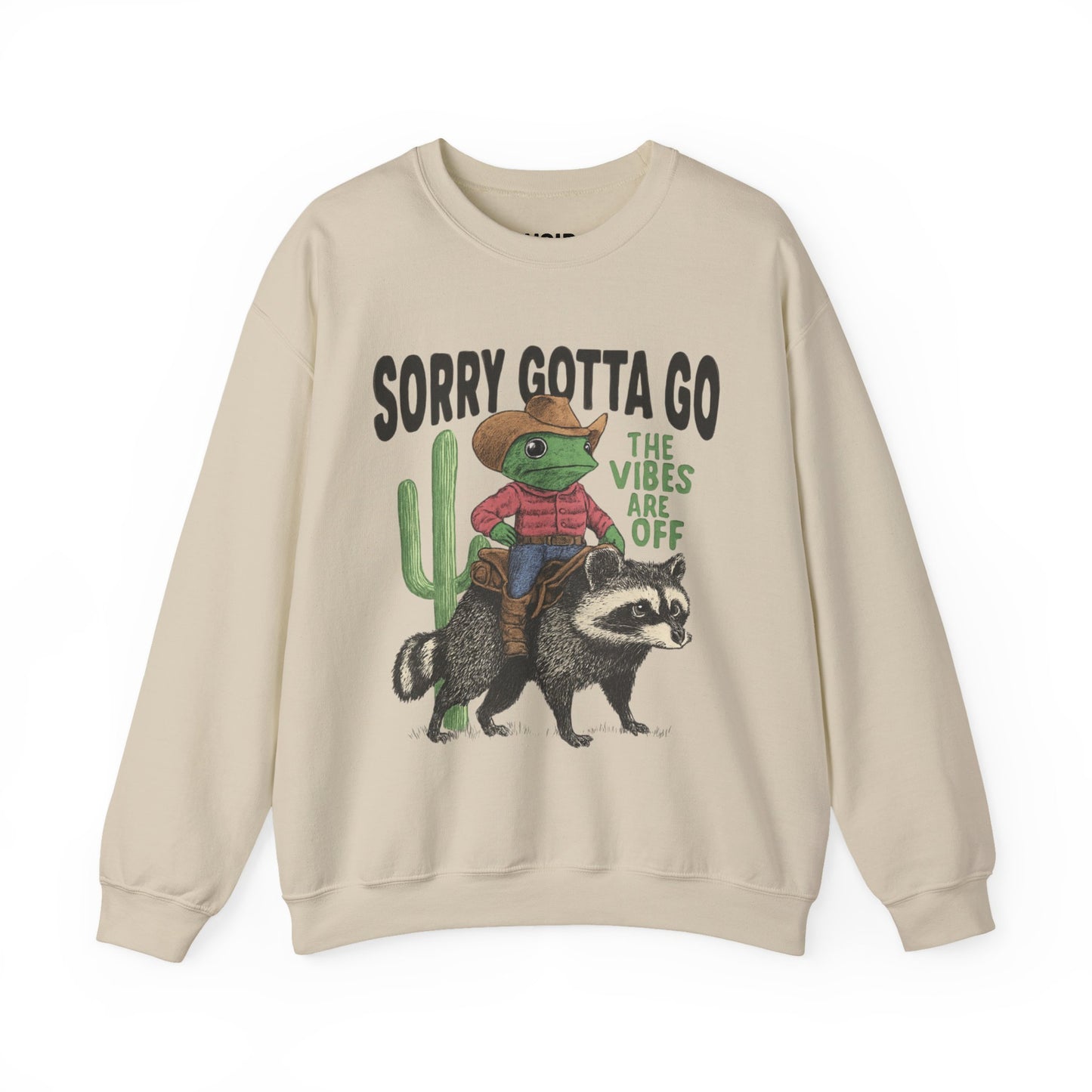 Cowboy Frog Raccoon Sweatshirt