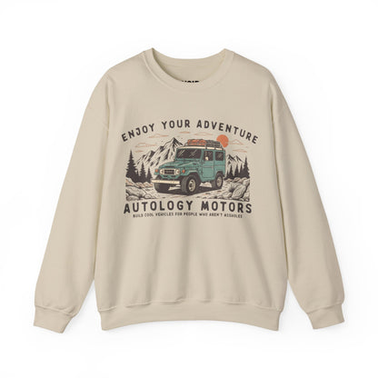 Retro Mountain Cars Sweatshirt