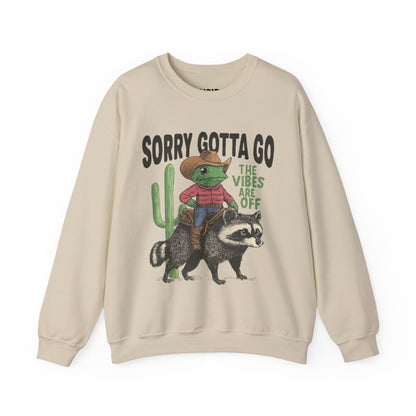 Cowboy Frog Raccoon Sweatshirt