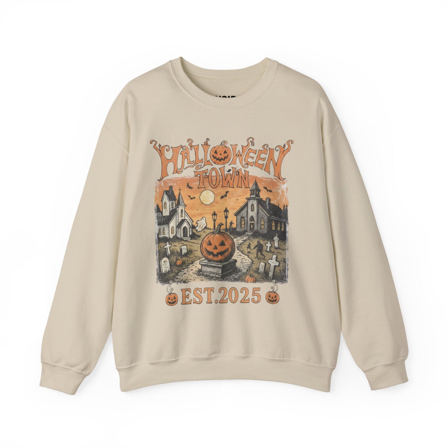Vintage Halloween Town Graphic Sweatshirt