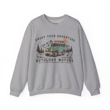 Retro Mountain Cars Sweatshirt