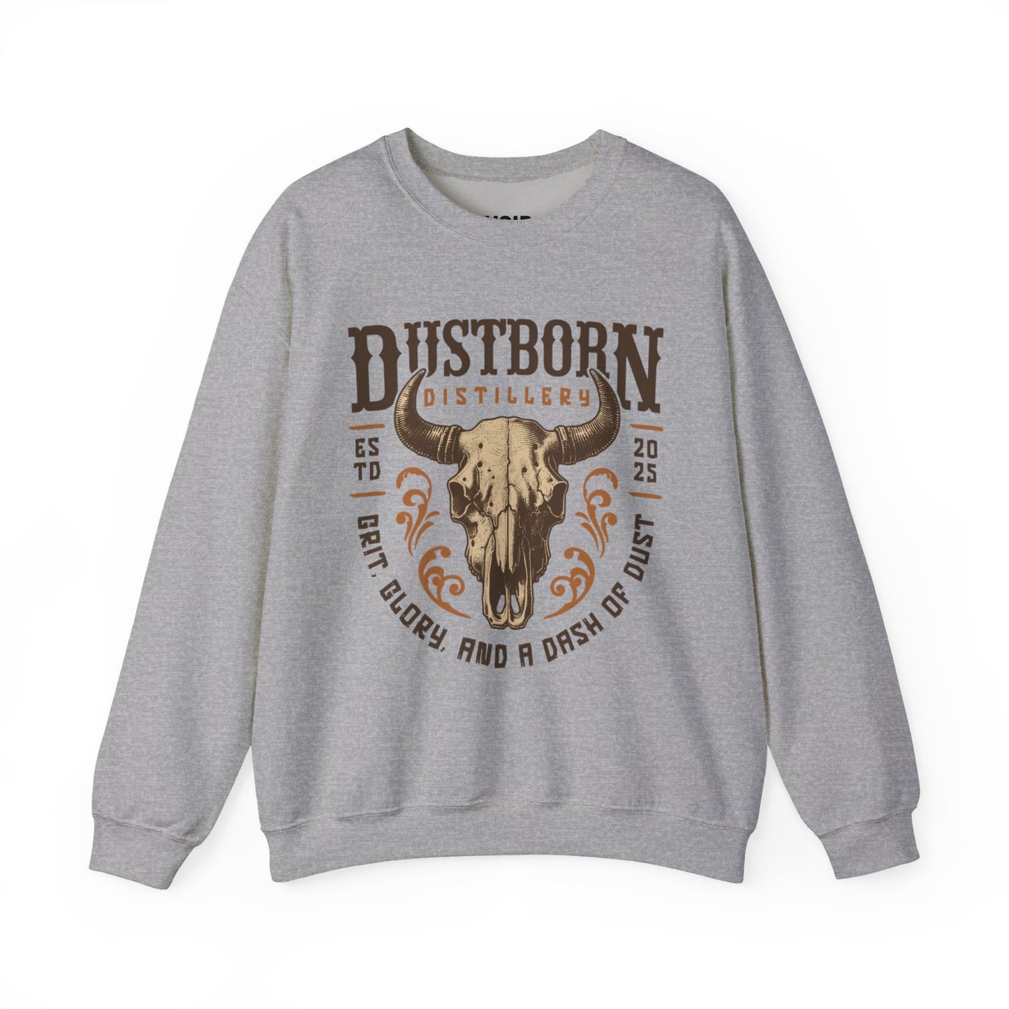 Western Bull Skull Sweatshirt