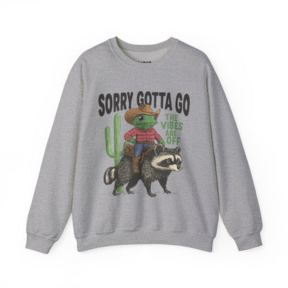 Cowboy Frog Raccoon Sweatshirt