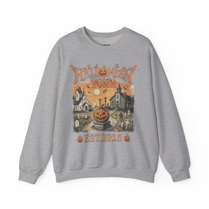 Vintage Halloween Town Graphic Sweatshirt