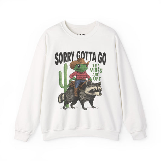 Cowboy Frog Raccoon Sweatshirt