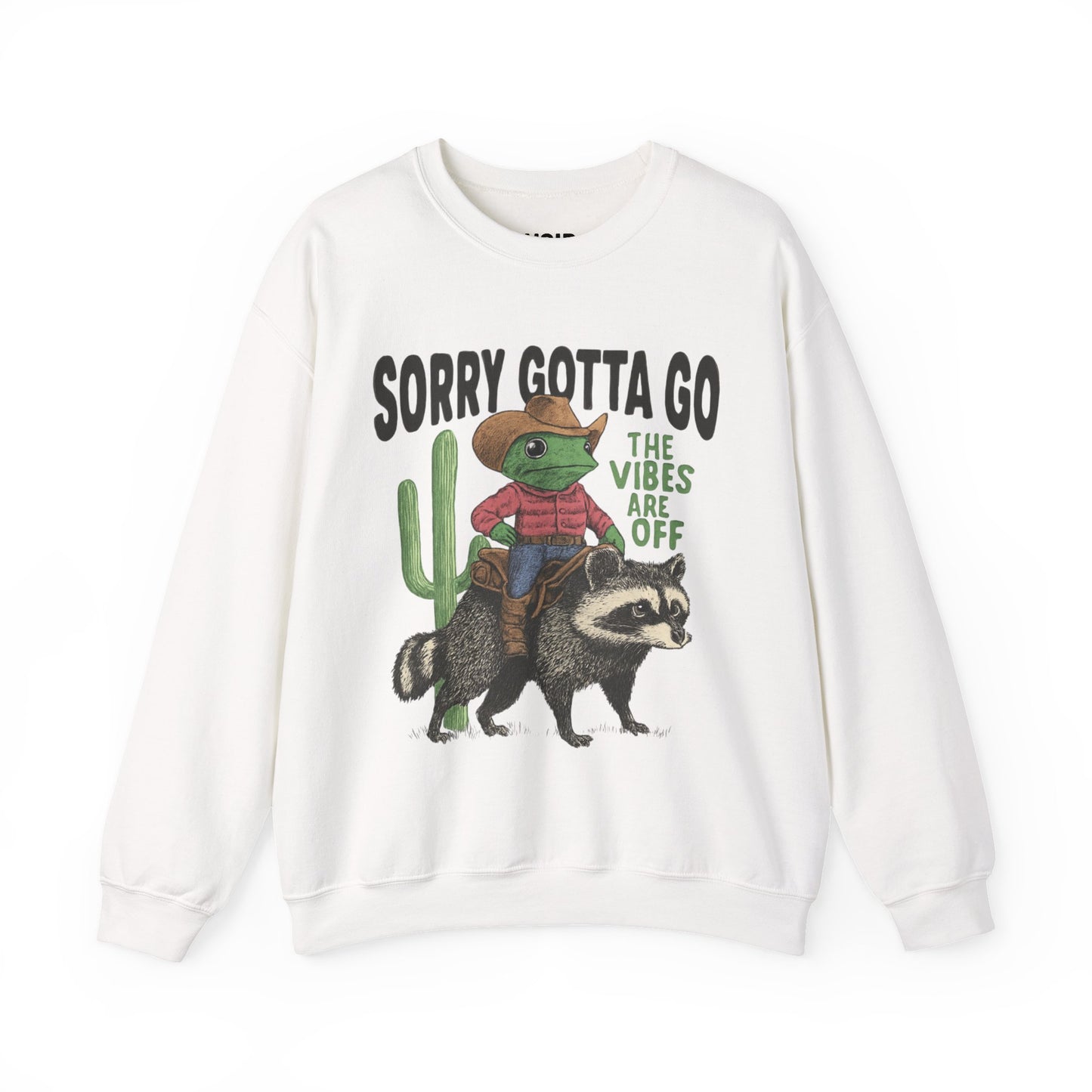 Cowboy Frog Raccoon Sweatshirt