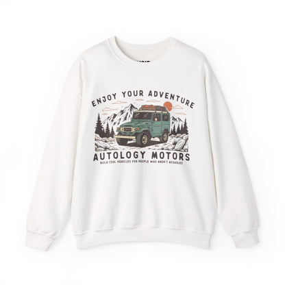 Retro Mountain Cars Sweatshirt