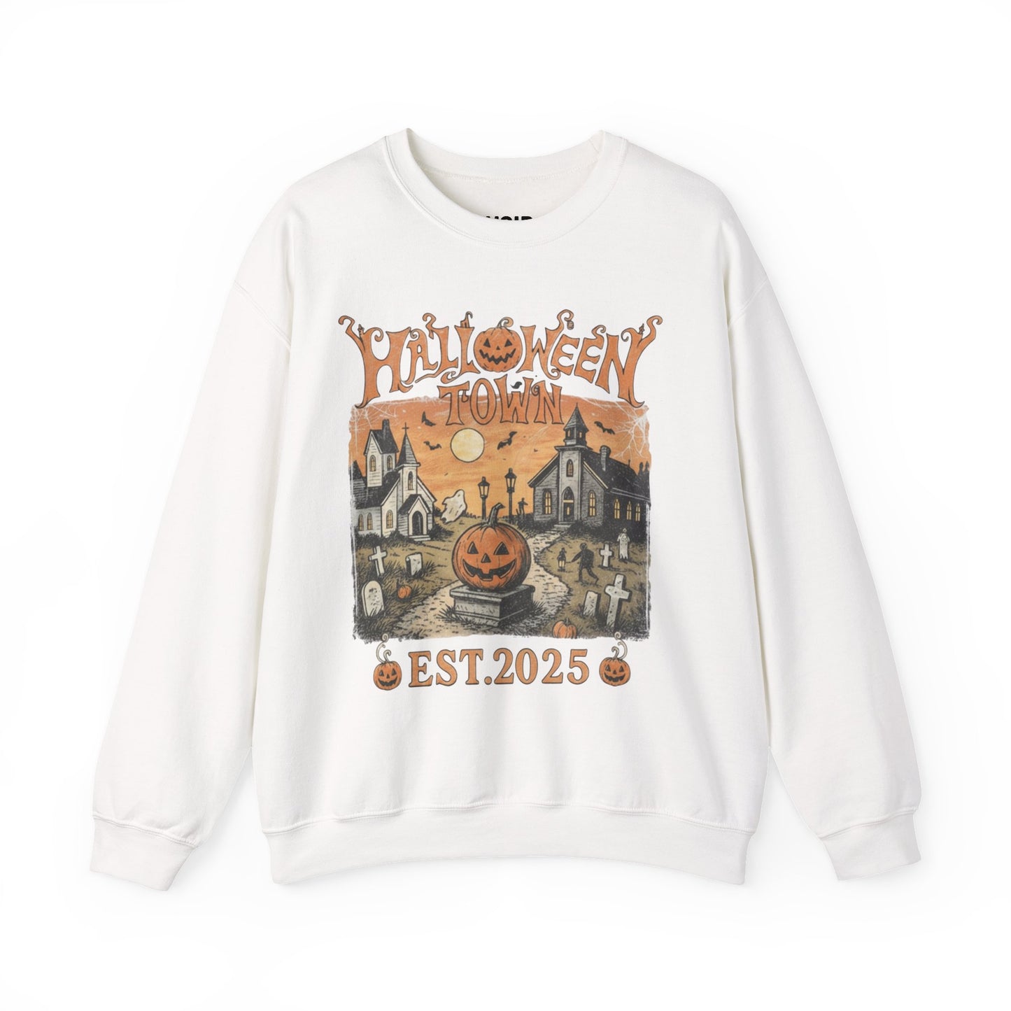 Vintage Halloween Town Graphic Sweatshirt