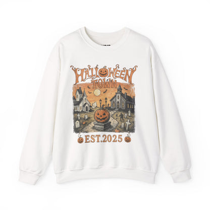 Vintage Halloween Town Graphic Sweatshirt