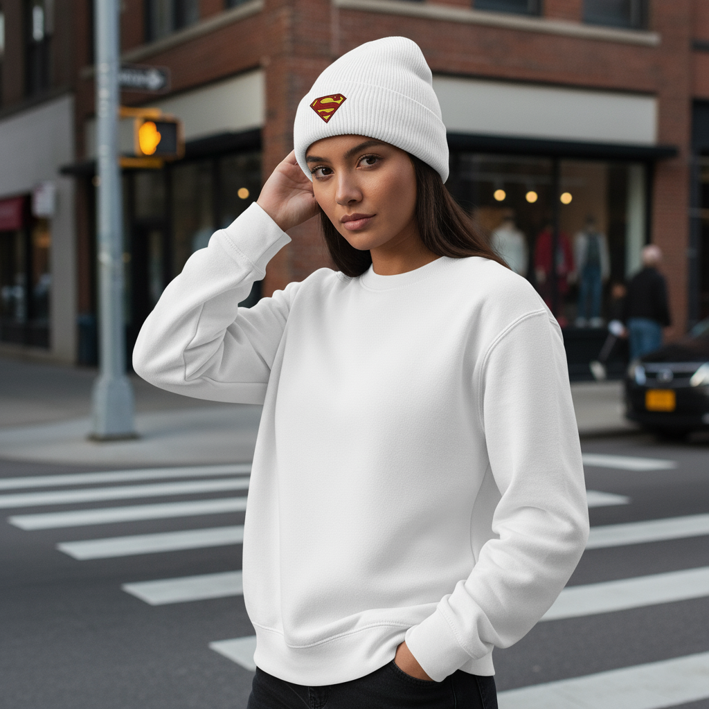 Super “S” Emblem Beanie (Embroidery)