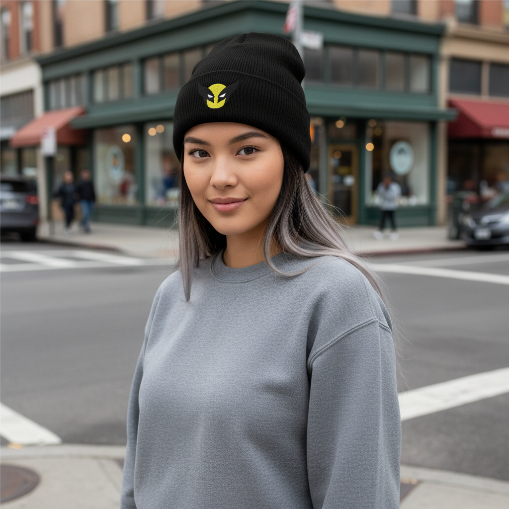 Yellow Claw Mask Beanie (Embroidery)