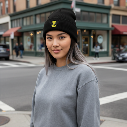 Yellow Claw Mask Beanie (Embroidery)