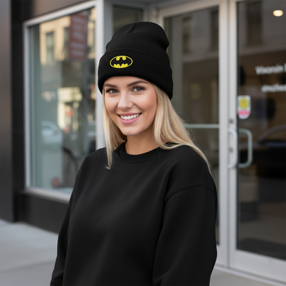 Classic Night Bat Beanie (Embroidery)