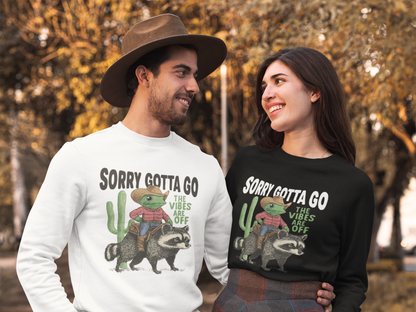 Cowboy Frog Raccoon Sweatshirt
